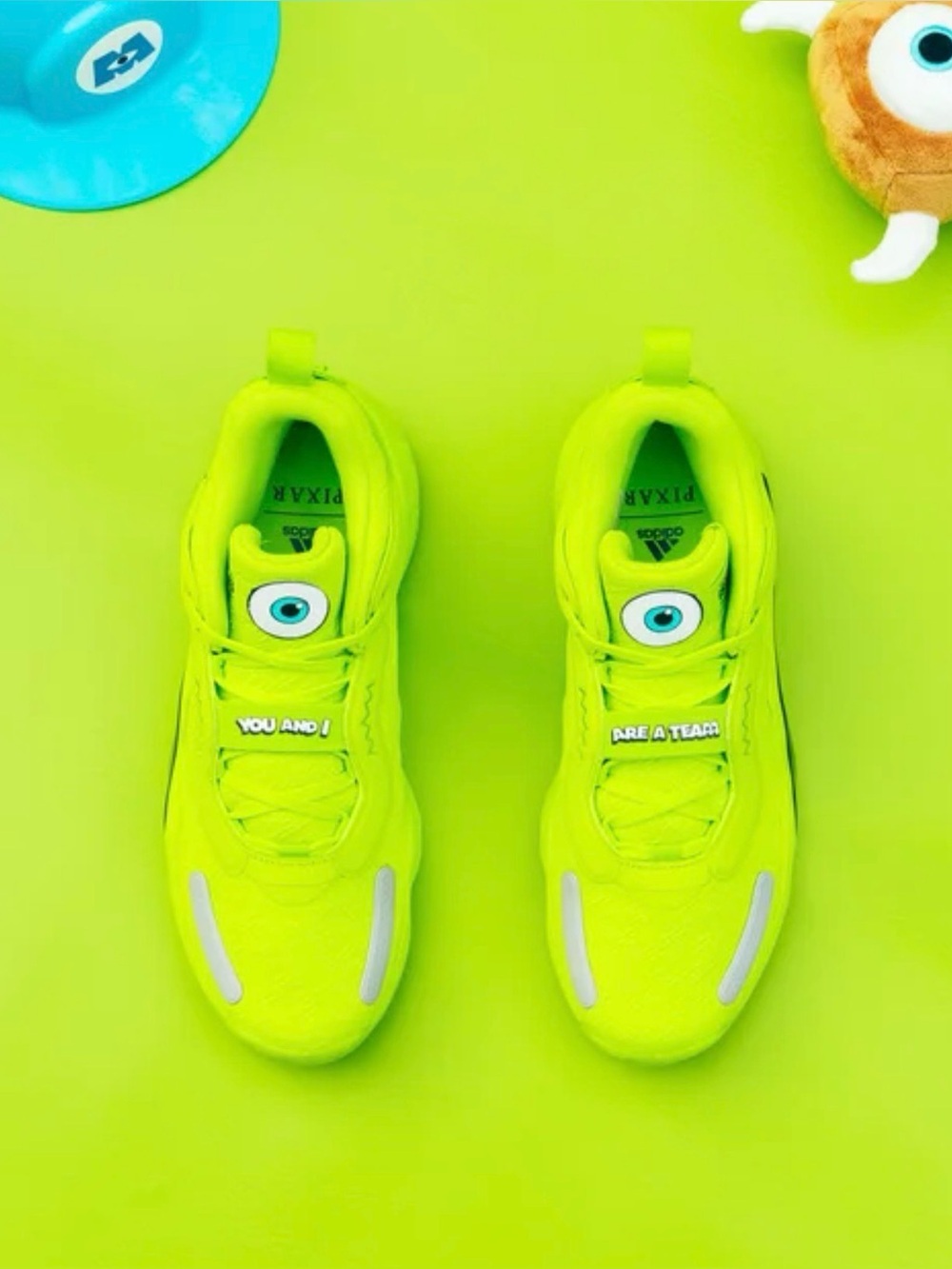 Adidas Monsters Inc. x D.O.N. Issue #3  'Mike Wazowski' size men’s 7.